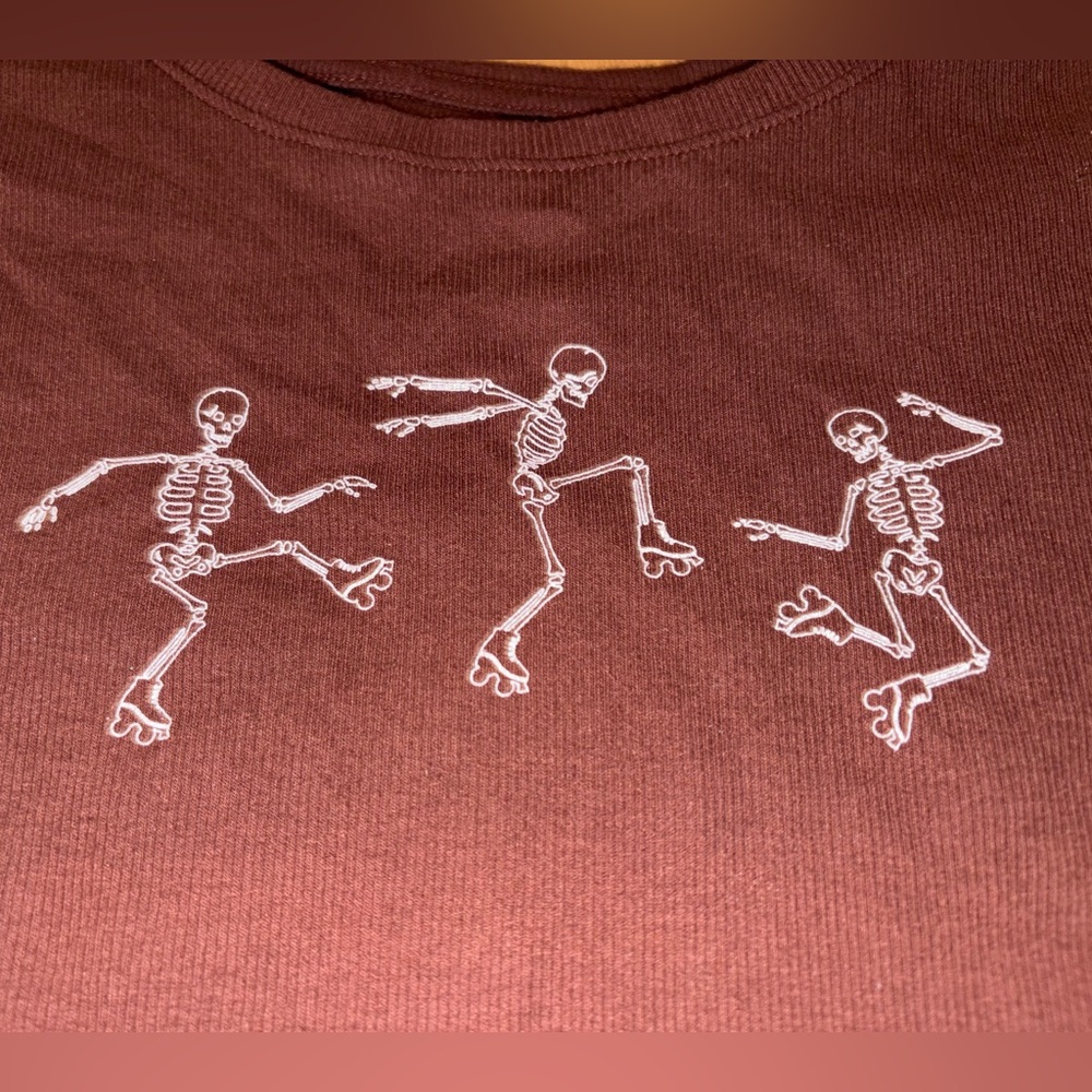 Aeropostale Soft Baby Tee in Brown - Picture 2 of 4